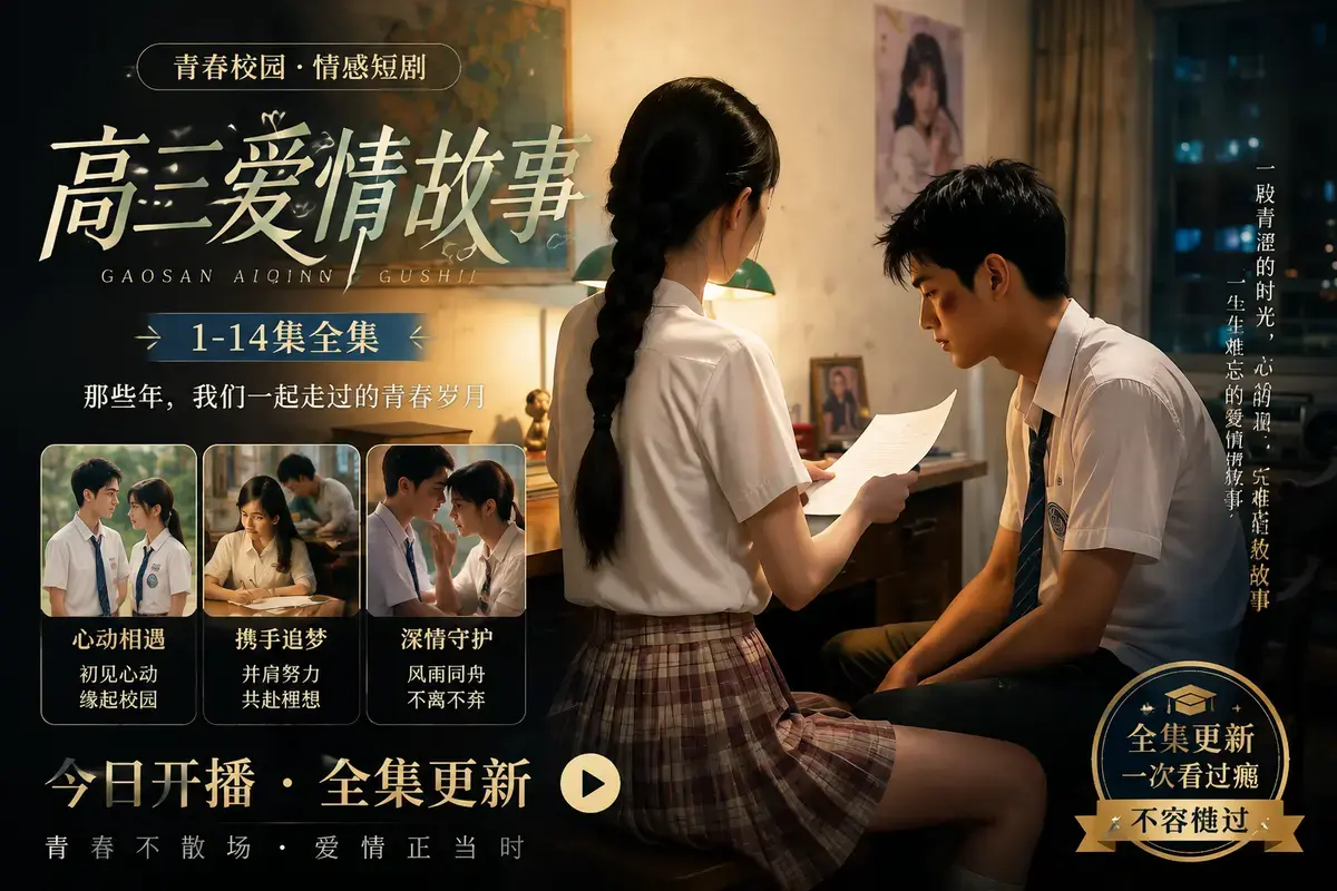 《高三爱情故事》资源下载-林澈苏晚晴校园恋曲高清完整版在线观看-高三爱情故事中字无删减版网盘下载